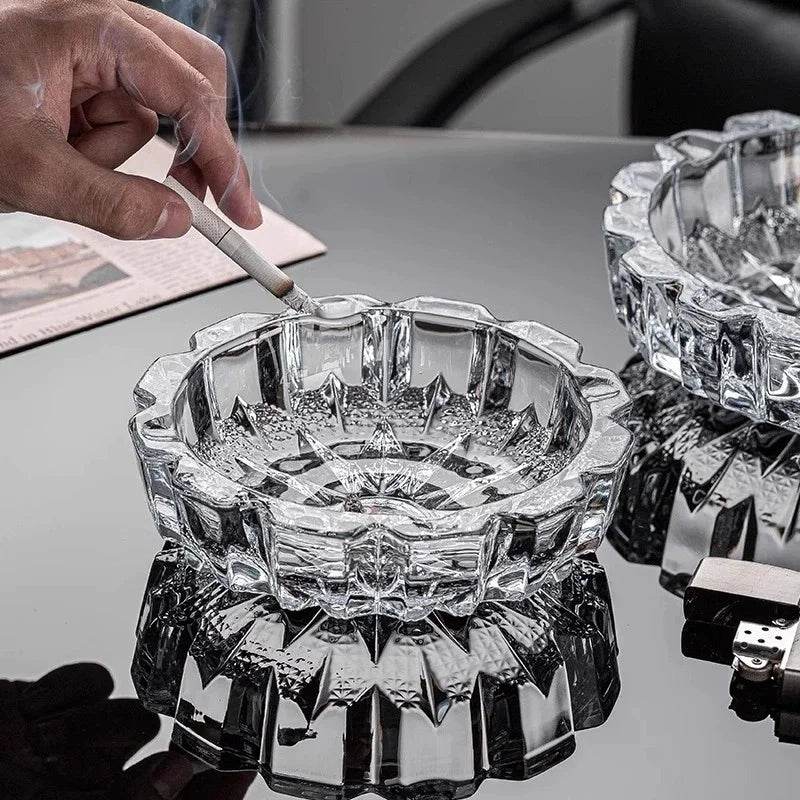 Cendrier Ancien En Verre